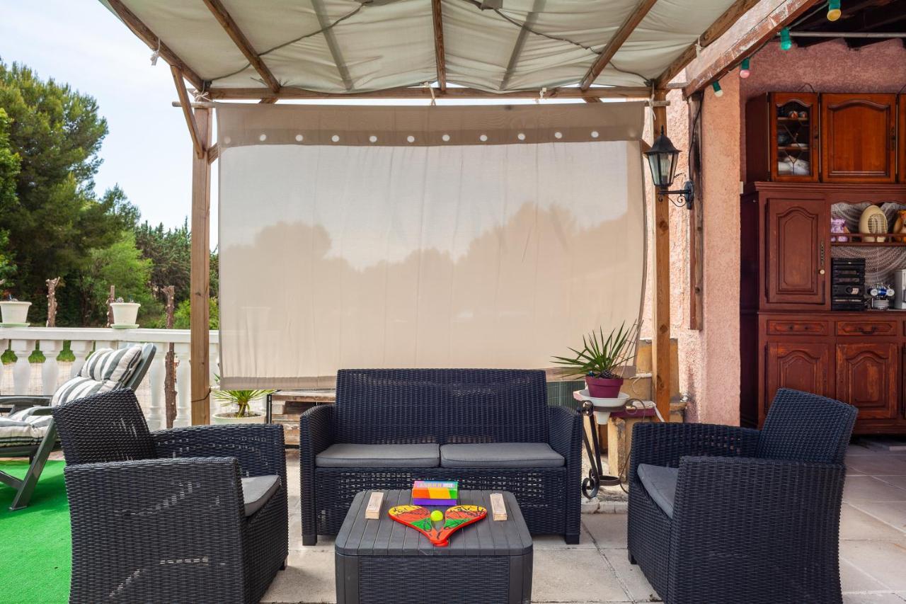Appartement Avec Piscine Et Cuisine Roquefort la Bedoule Bagian luar foto